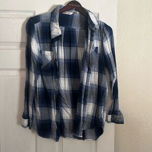 Flannel style western button down